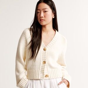 Abercrombie Cotton Blend Short Cardigan